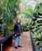 Andrea in greenhouse